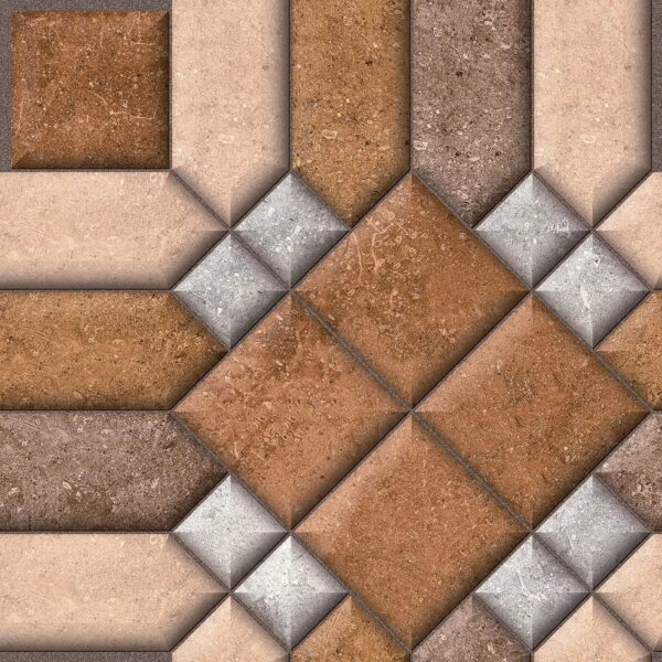 HRP Geometric Stone  Multi Parking tiles