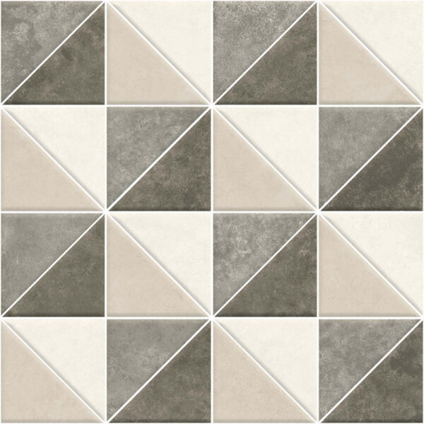 BDF Triangle Mosaic Grey HL FT| Floor - Wall Tiles, Sarjapur -Bengaluru