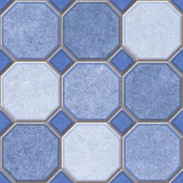 HRP Octo Blue Parking tiles