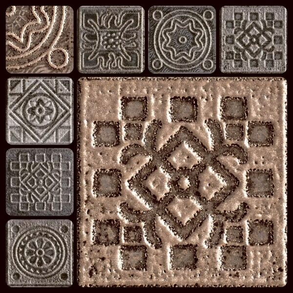 HRP Squares Indus Seal Parking tiles