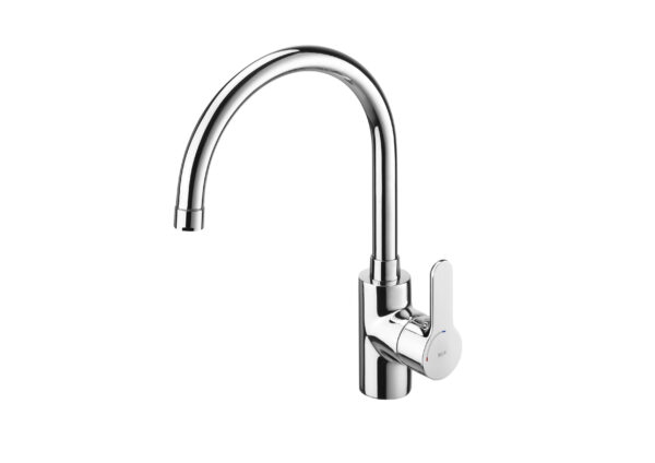 Kitchen sink mixer with swivel spout, Cold Start