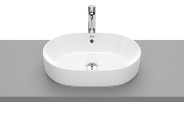 ROUND - Over countertop vitreous china basin