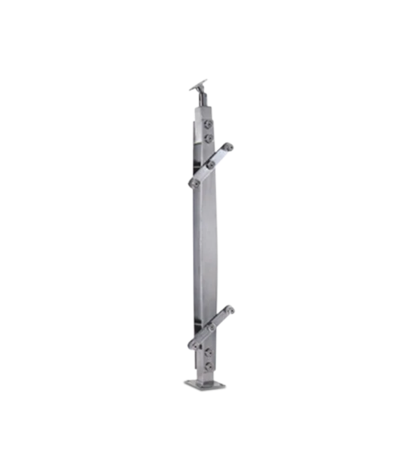 SS Railing Oblong with Glass Balustrade Holder