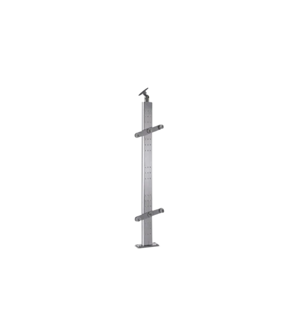 SS Railing Steel with Glass Balustrade Holder sideways