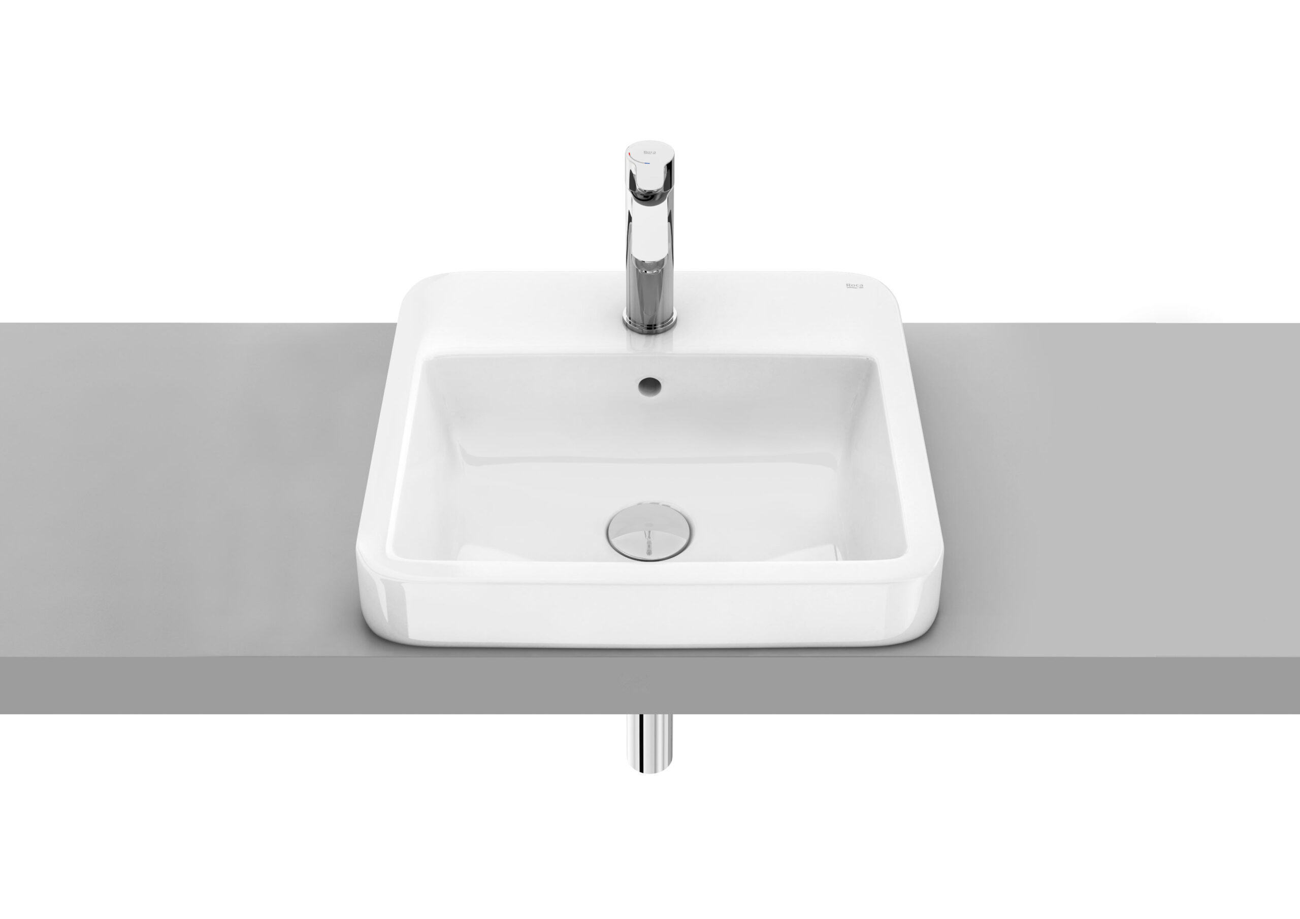 SOFT - In countertop vitreous china basin