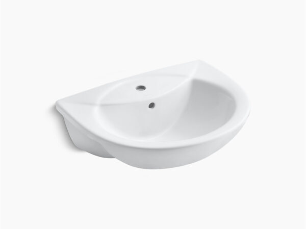 Odeon™ Odeon semi-recessed basin, 56 cm