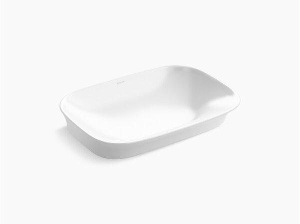Vive™ 55.2 cm rectangular vessel bathroom sink, no overflow