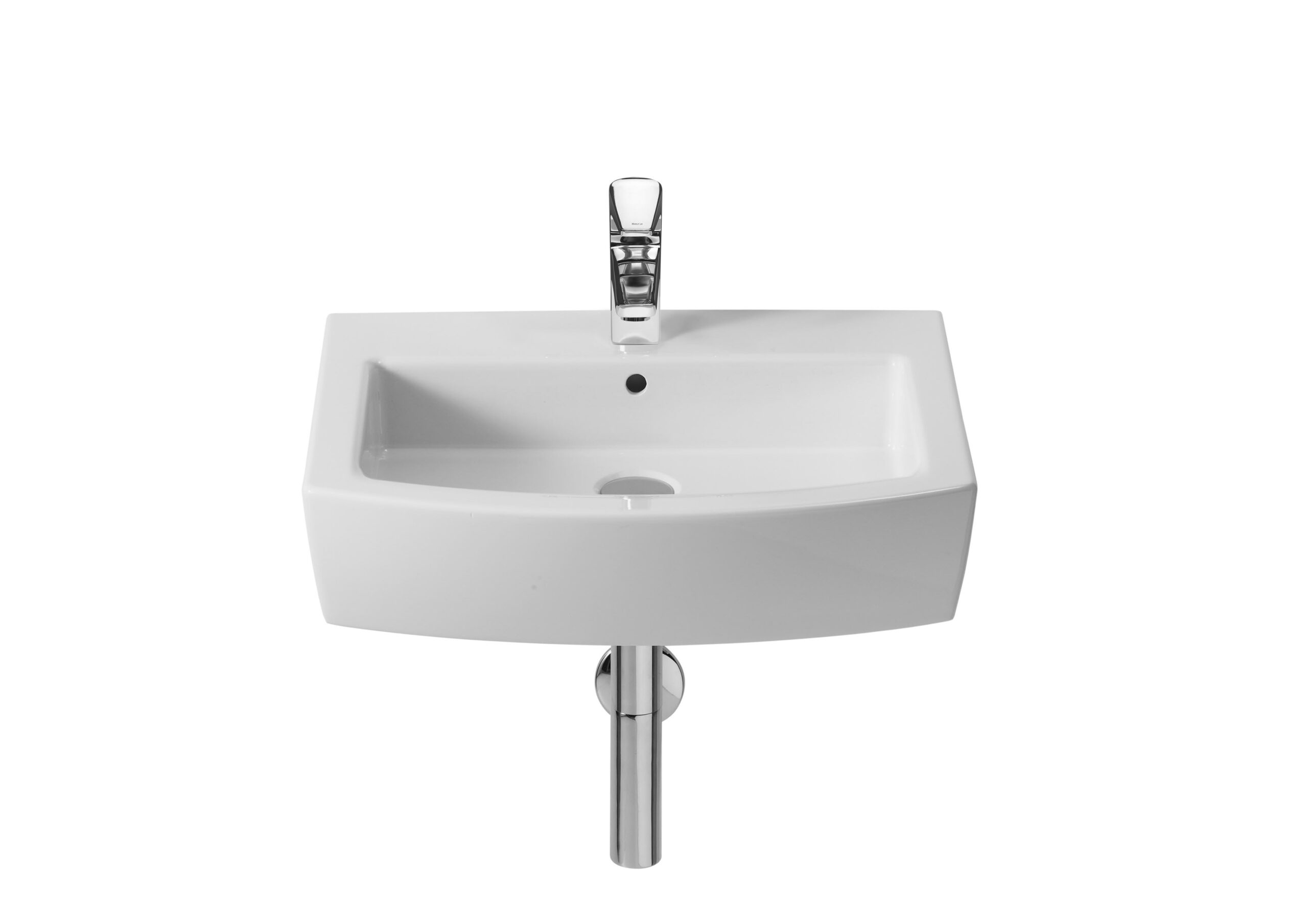 Wall-hung or over countertop vitreous china basin